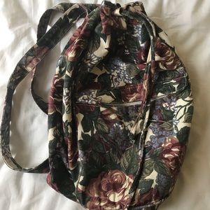 Floral Tote Backpack