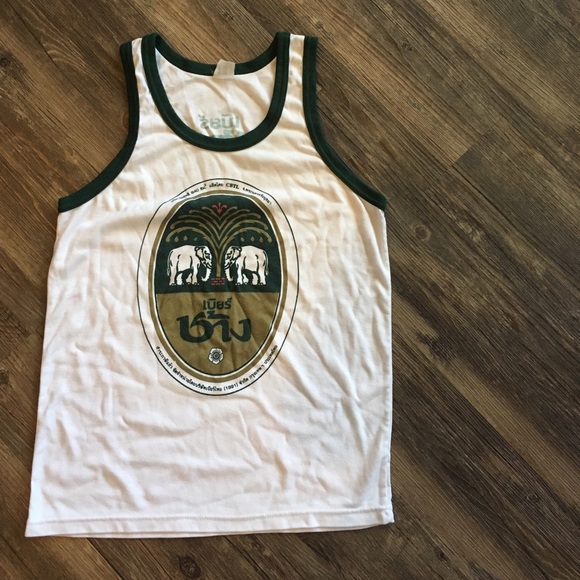 Hip Chang Beer Tank from Thailand | Sz Sm - Picture 1 of 2