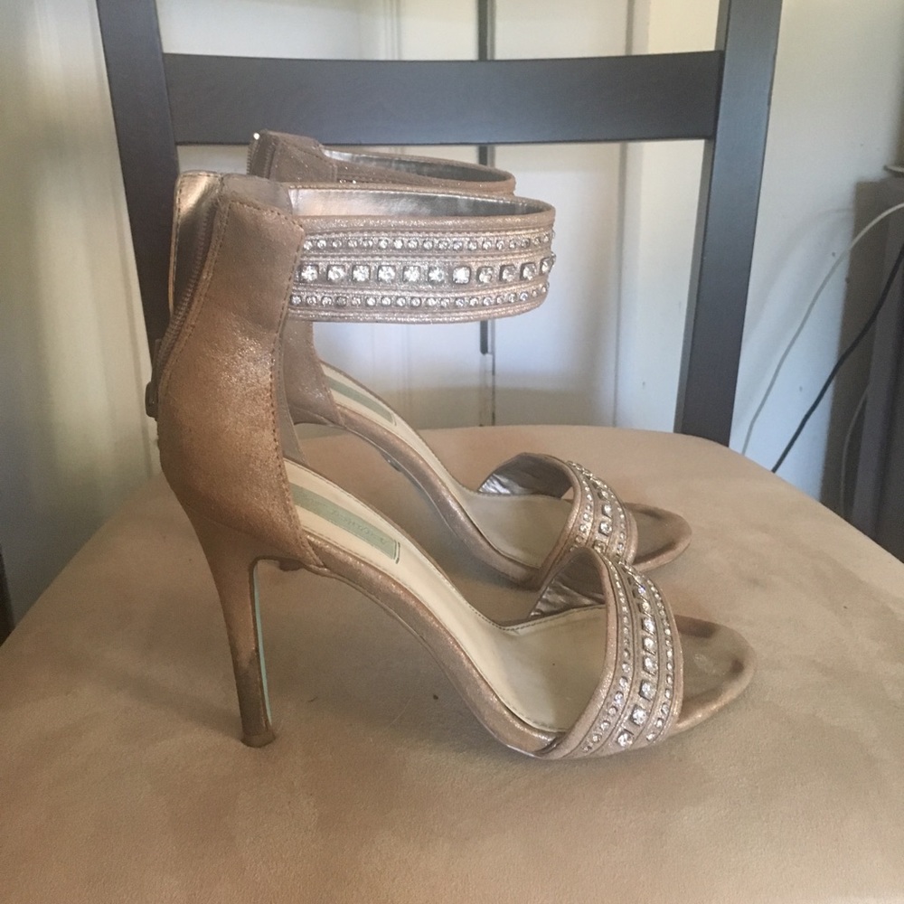 Betsey Johnson rhinestone heel