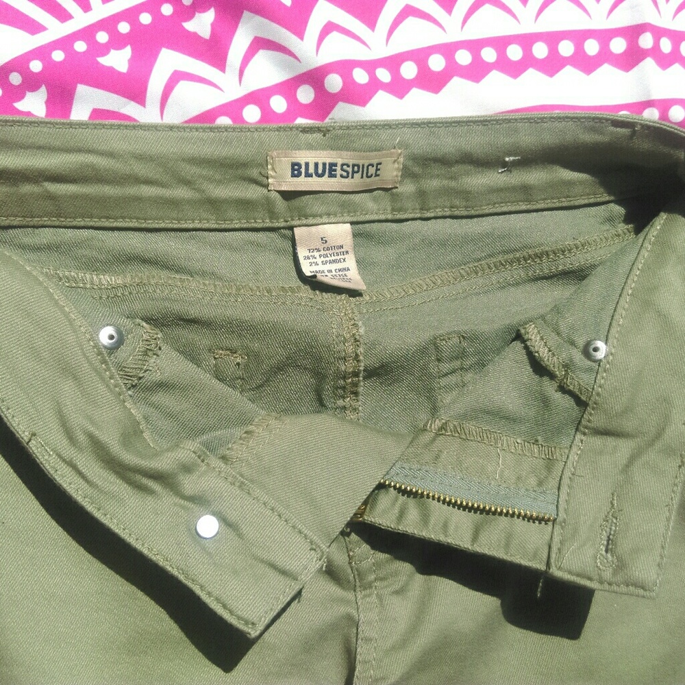 Olive Skinny Jeans