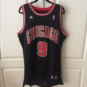 Authentic Adidas Luol Deng Chicago Bulls Jersey L