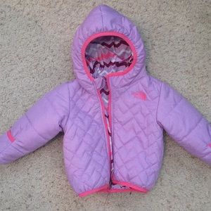 North Face Reversible coat 6-12 months