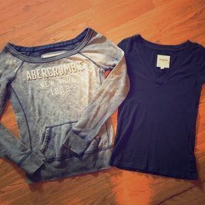 Abercrombie Sweater & Tee Shirt