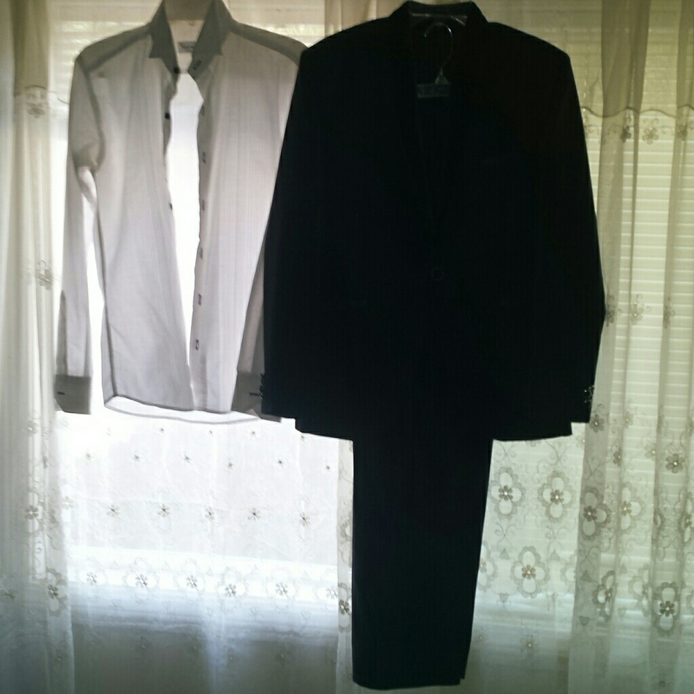 Gorgeous three-piece men's silk suit
