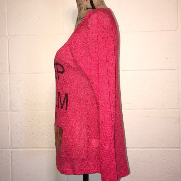 A111-Penelope Project Hot Pink Long sleeve SZ-M - Picture 2 of 5