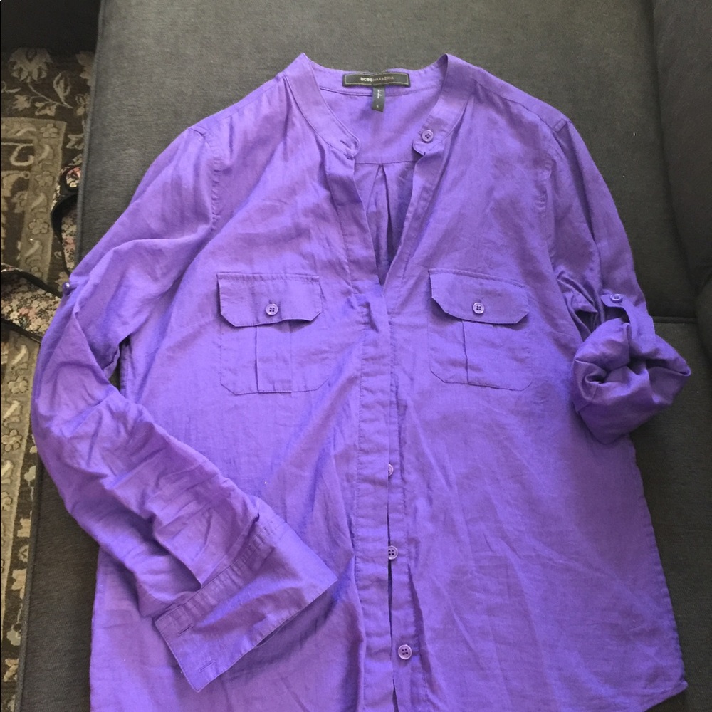 BCBG long Sleeve women's shirt size S.