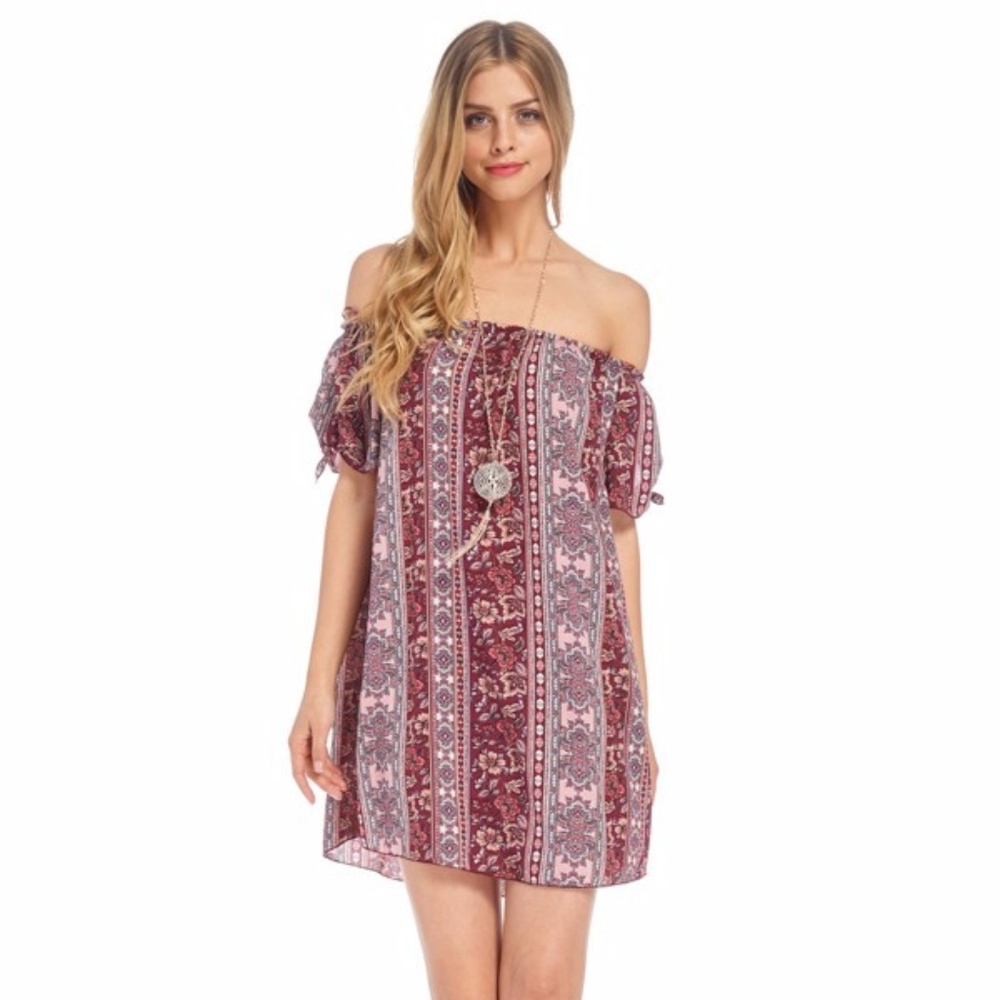 Forevermore Off-the-Shoulder Dress