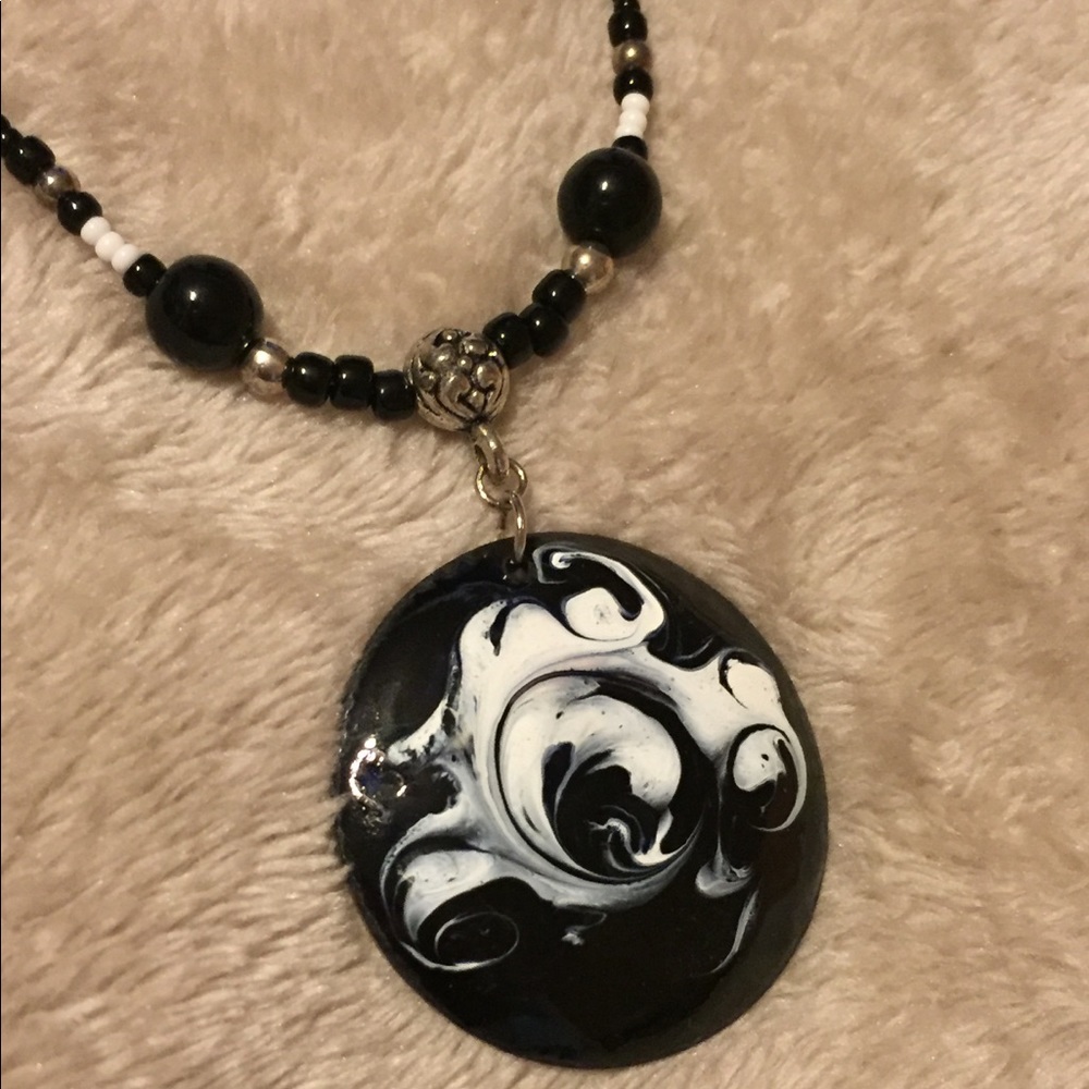 Unique Artisan necklace and earrings