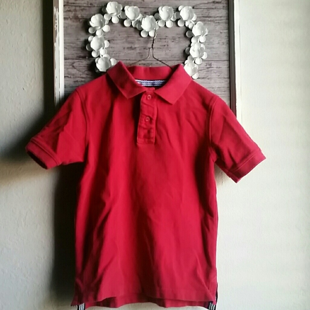 Red Polo Style Shirt