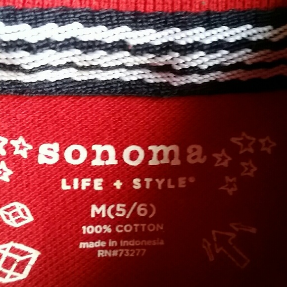 Red Polo Style Shirt - Picture 2 of 3