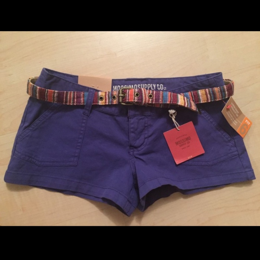 Brand new indigo shorts