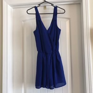 Blue romper