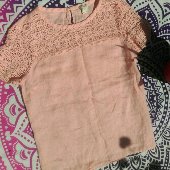 J. CREW Pink Top - Picture 1 of 5
