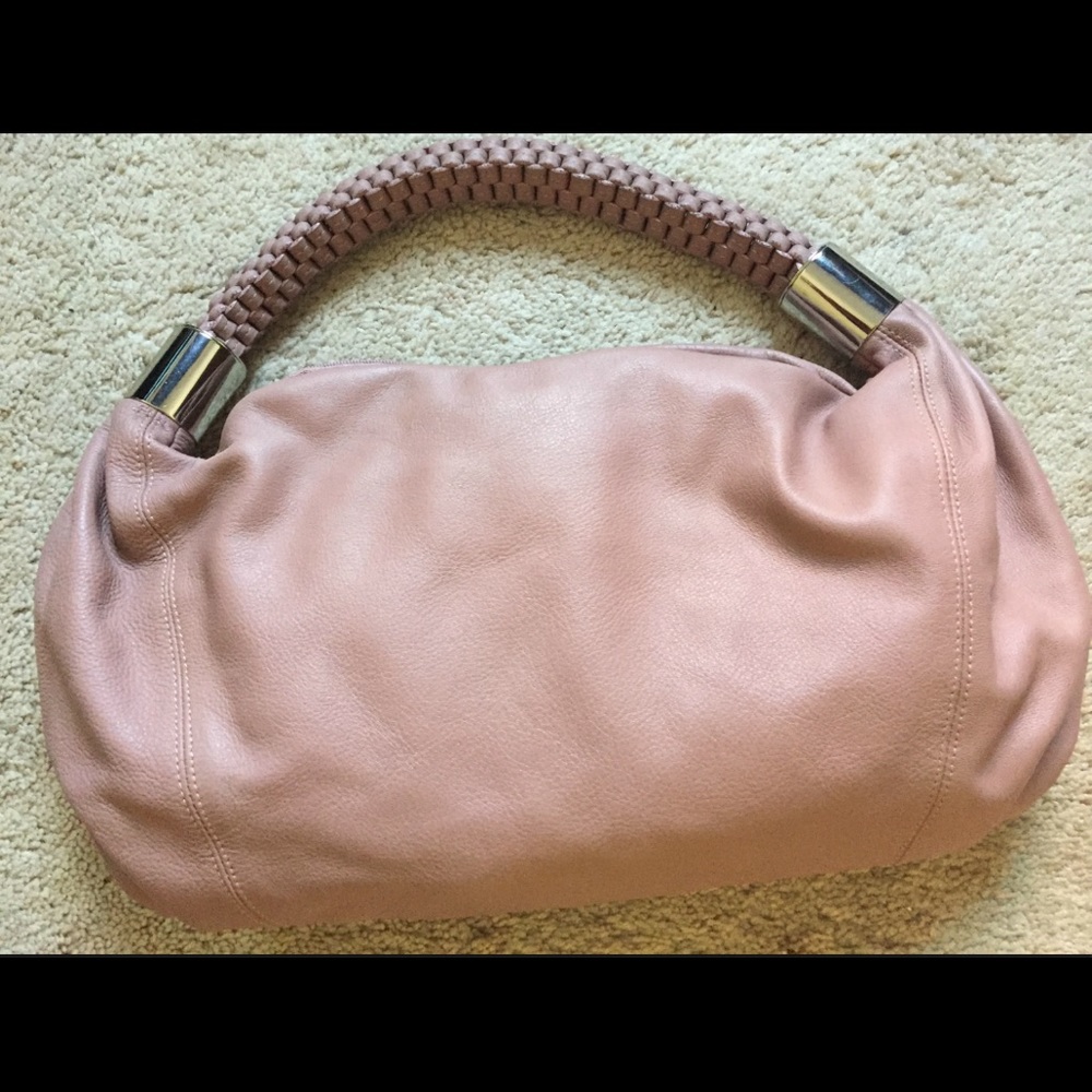 Leather Hobo Handbag