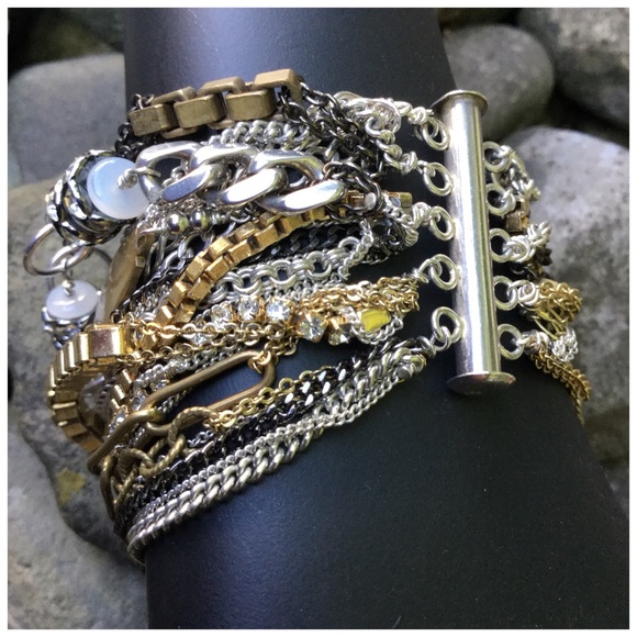 Artisan Ny Jewelry - Rhinestone chains & crystal bracelet