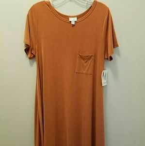 BNWT Lularoe Carly Medium caramel peach so soft