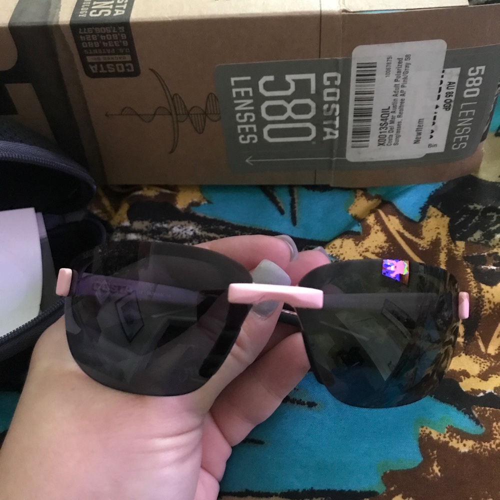 Costa pink camouflage sunglasses