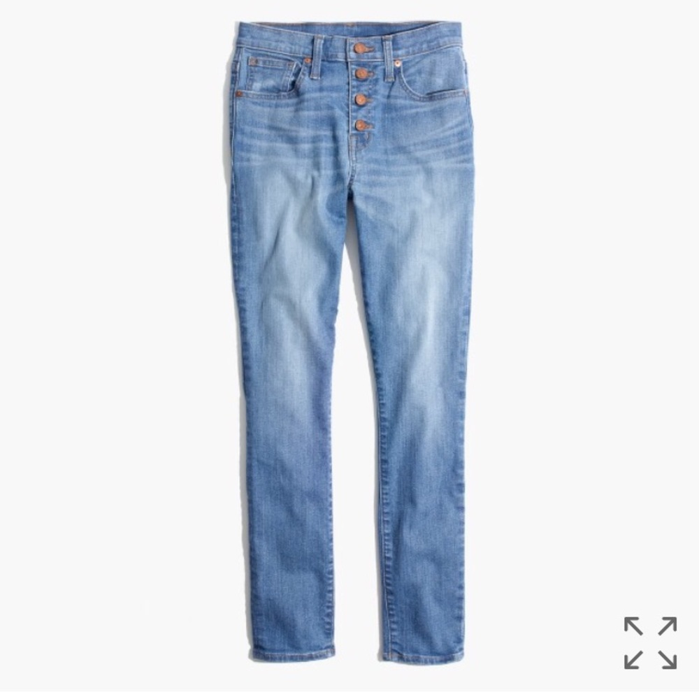 Madewell 9 inch high rise skinny skinny crop