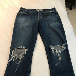 Zara ripped jeans