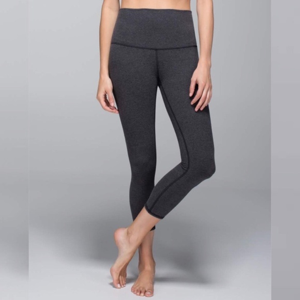 Lululemon Wunder Under Roll Down Crop II Cotton