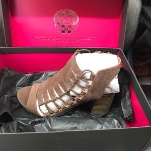 Spring heels! Open toed!