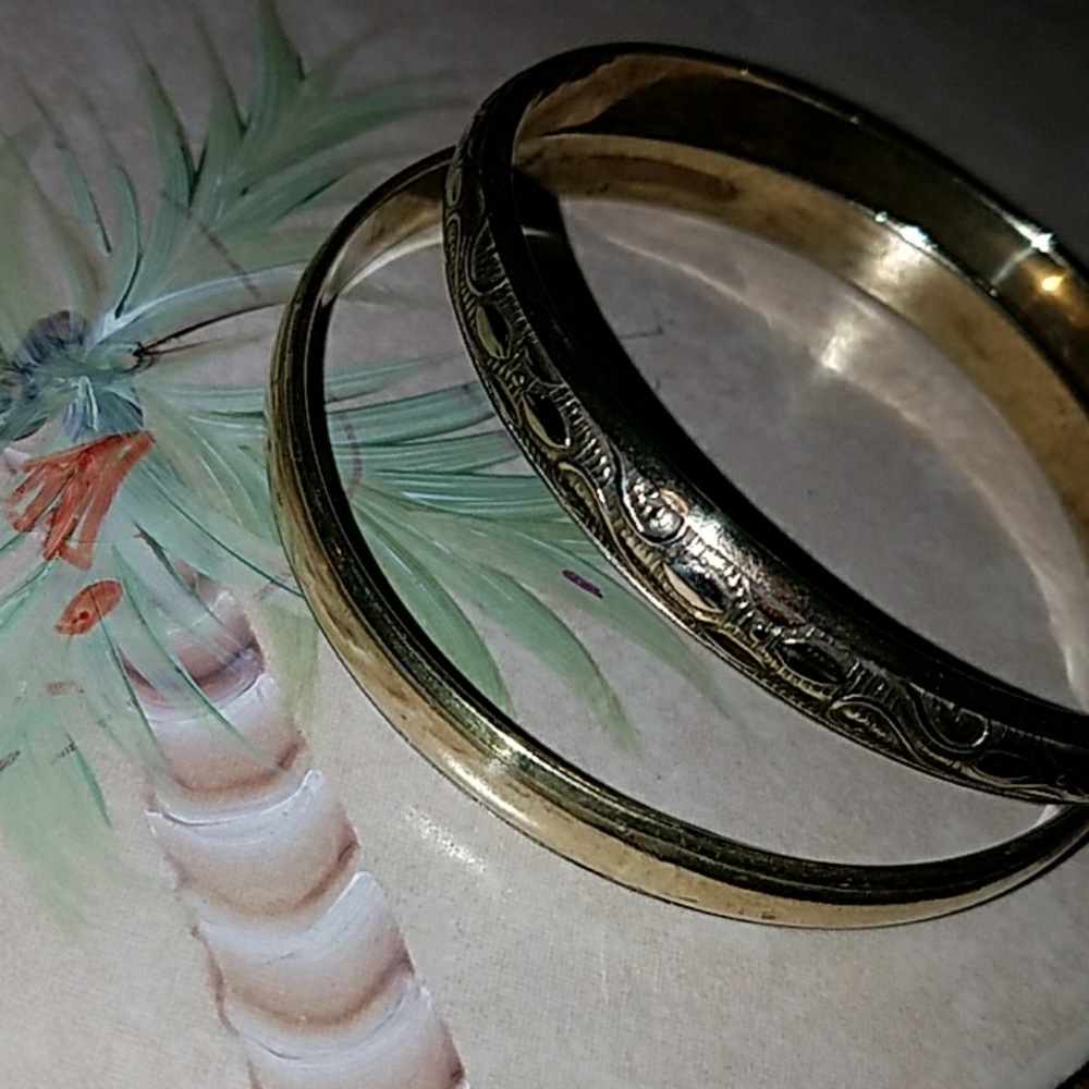 2 solid copper bracelets" NEW INFO LISTED"!
