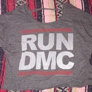 Run DMC crop top