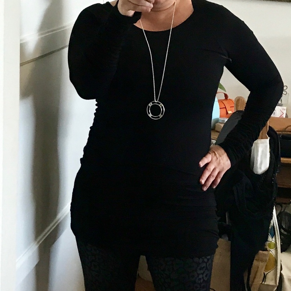 Versatile Side Ruched Top/Dress - Picture 4 of 4
