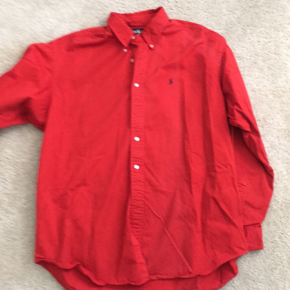 Red Ralph Lauren dress shirt