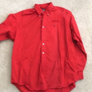 Red Ralph Lauren dress shirt