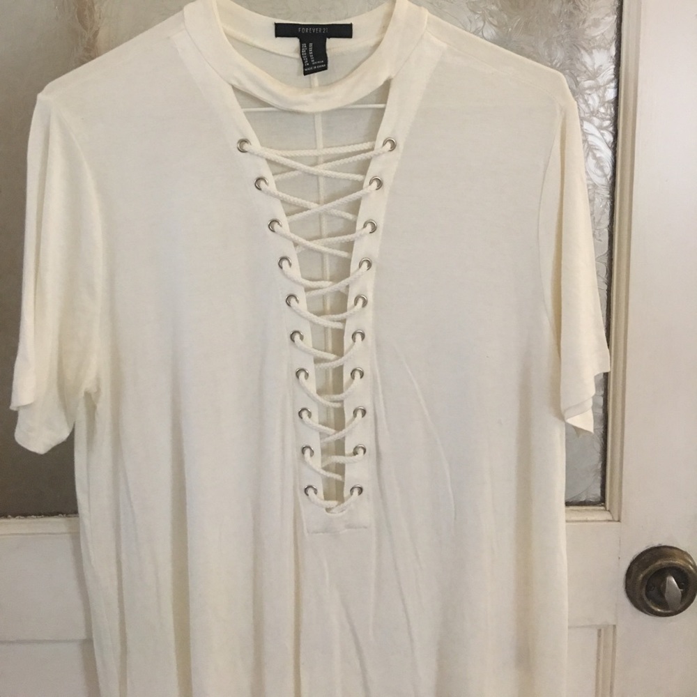 Lace up top - Picture 2 of 3