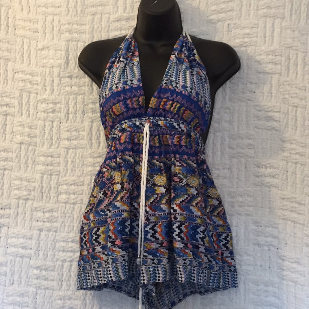 LF House of Three Romper with Strings