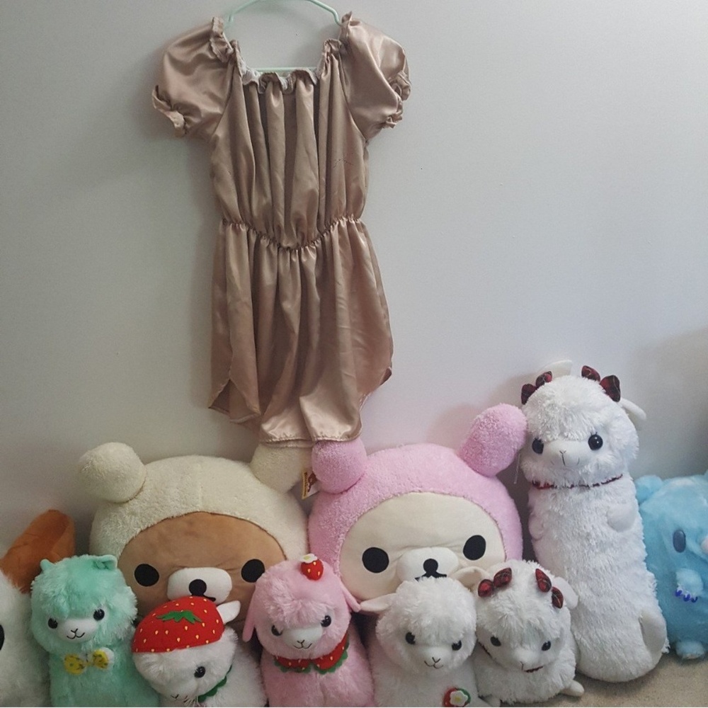O-mighty baby girl silk dress