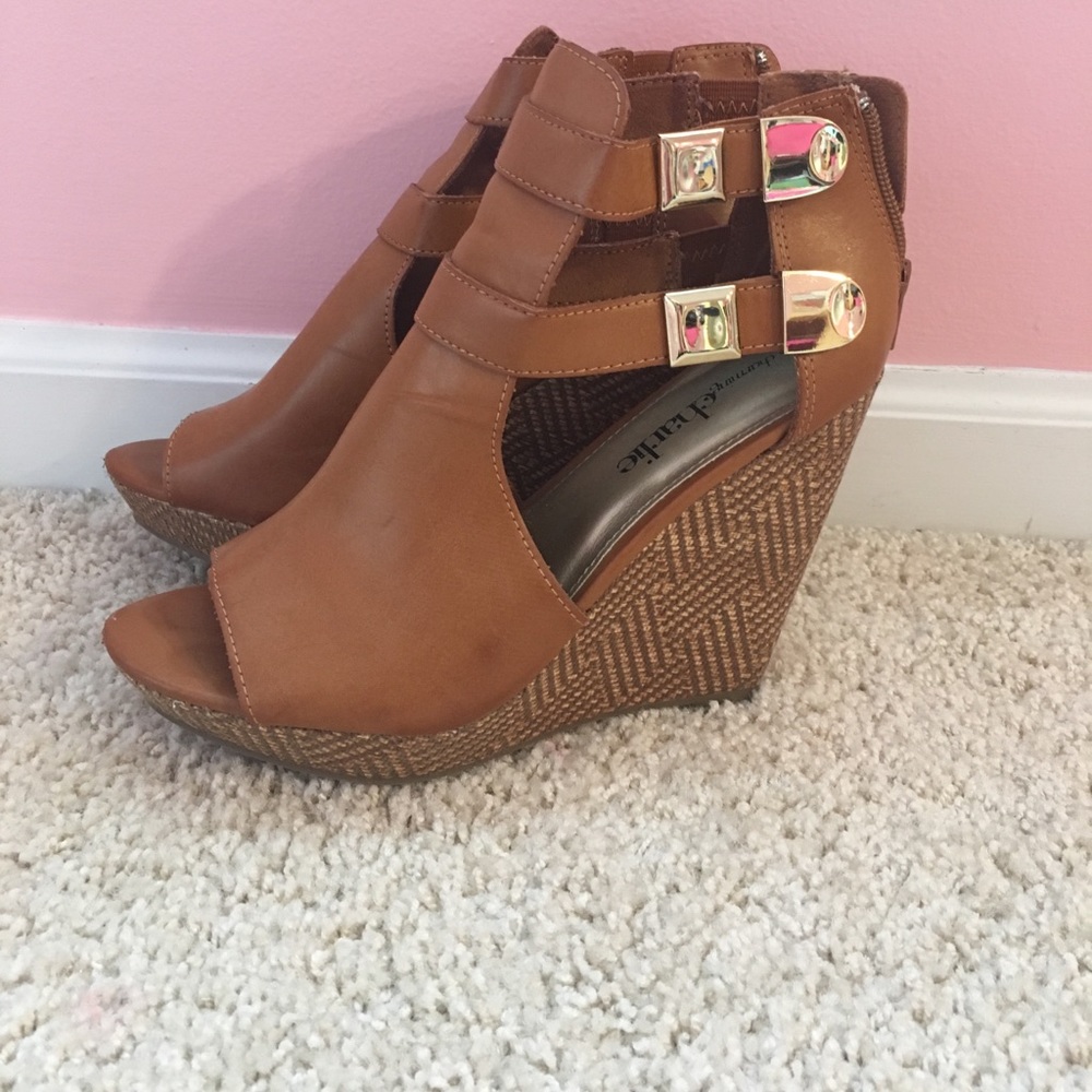 Charming Charlie wedge heels