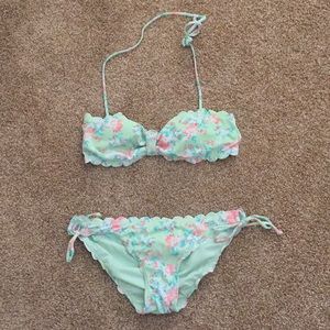 PACSUN FLORAL BIKINI