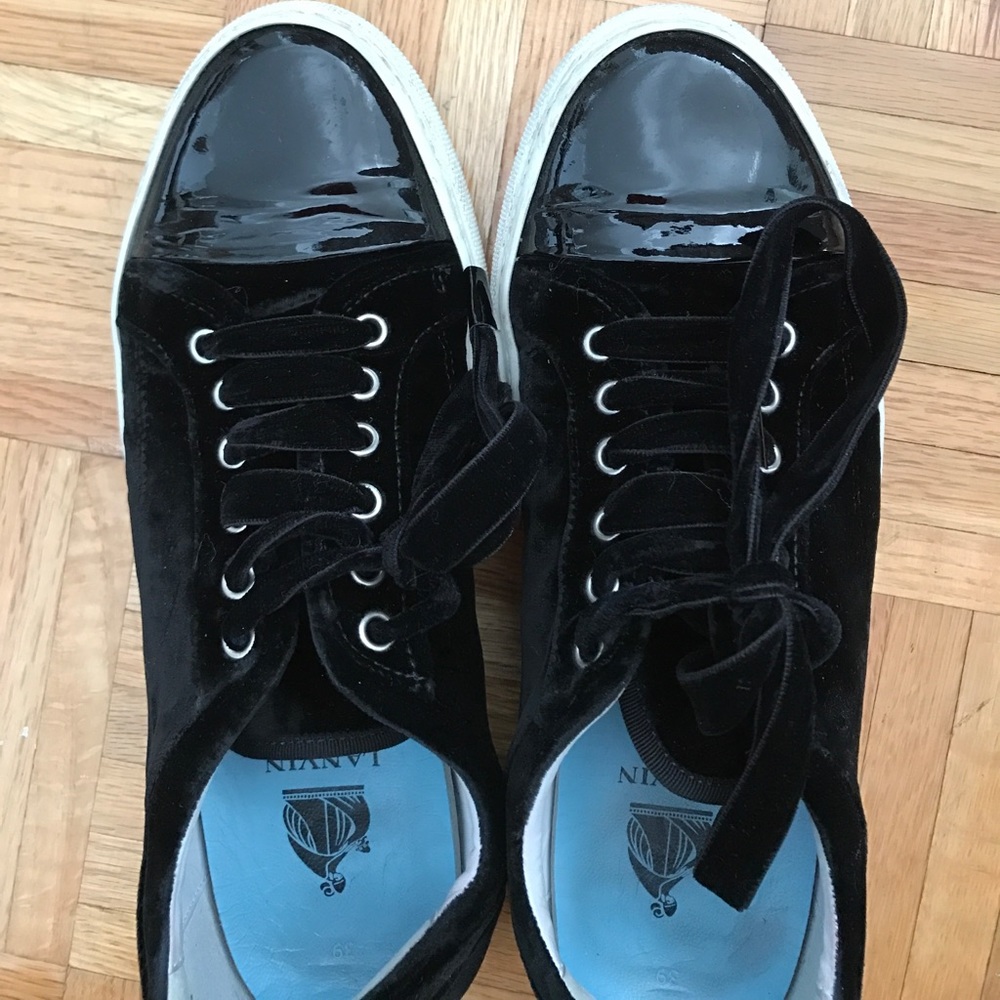 Lanvin Velvet sneakers with Original Box