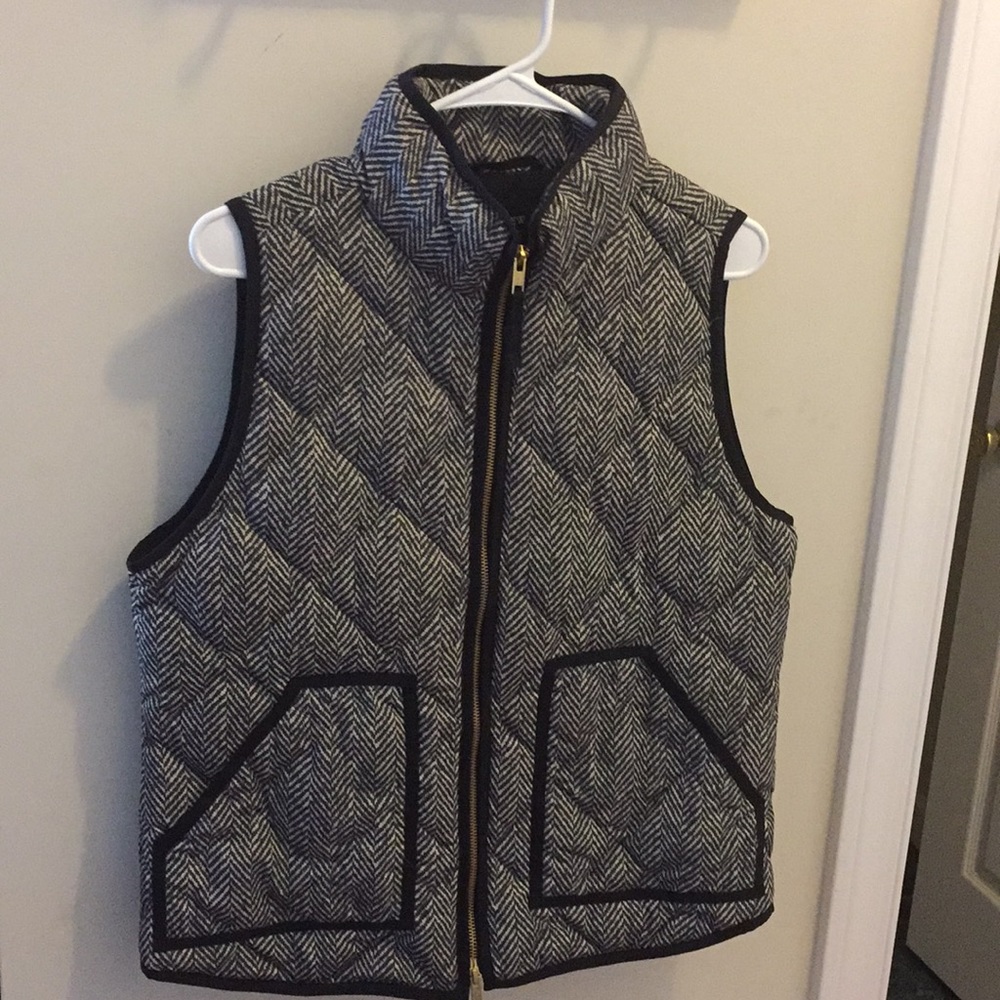 J Crew Herringbone vest