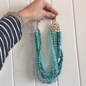 Turquoise layered necklace