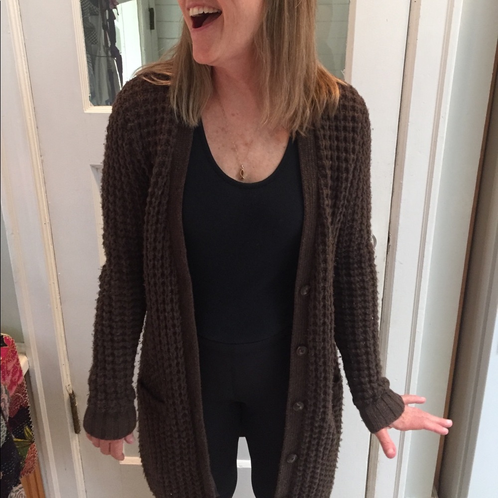 Brown Ralph Lauren cardigan