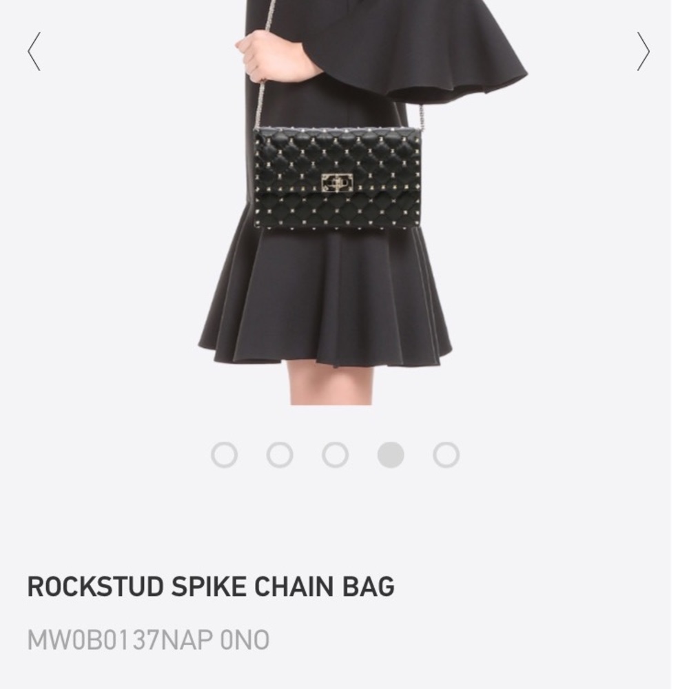 Valentino Rockstud Black Chain Bag