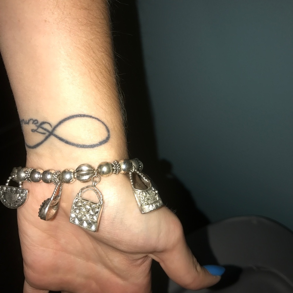 Shopping bag charm bracelet - Picture 4 of 4