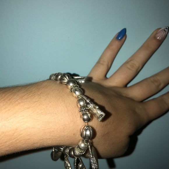 Shopping bag charm bracelet - Picture 2 of 4