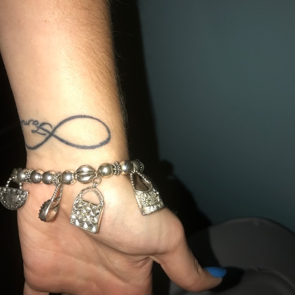 Shopping bag charm bracelet - Picture 4 of 4