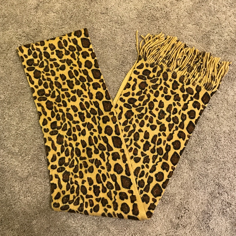 Cheetah print scarf