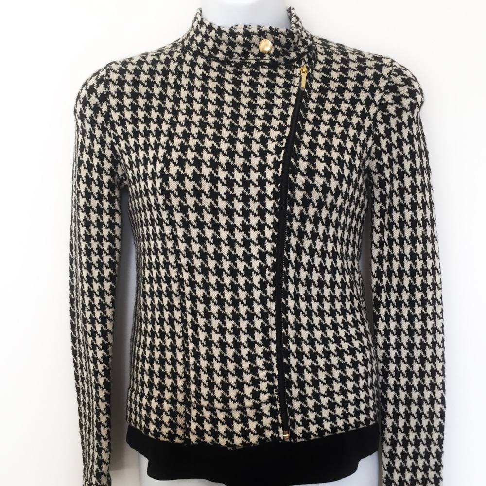 CHAPS Long Sleeve Side Zipper Knit Jacket