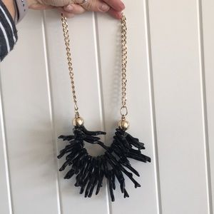 Black coral necklace