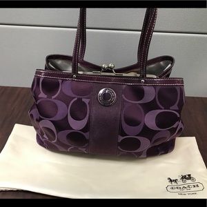COACH Purple Bag