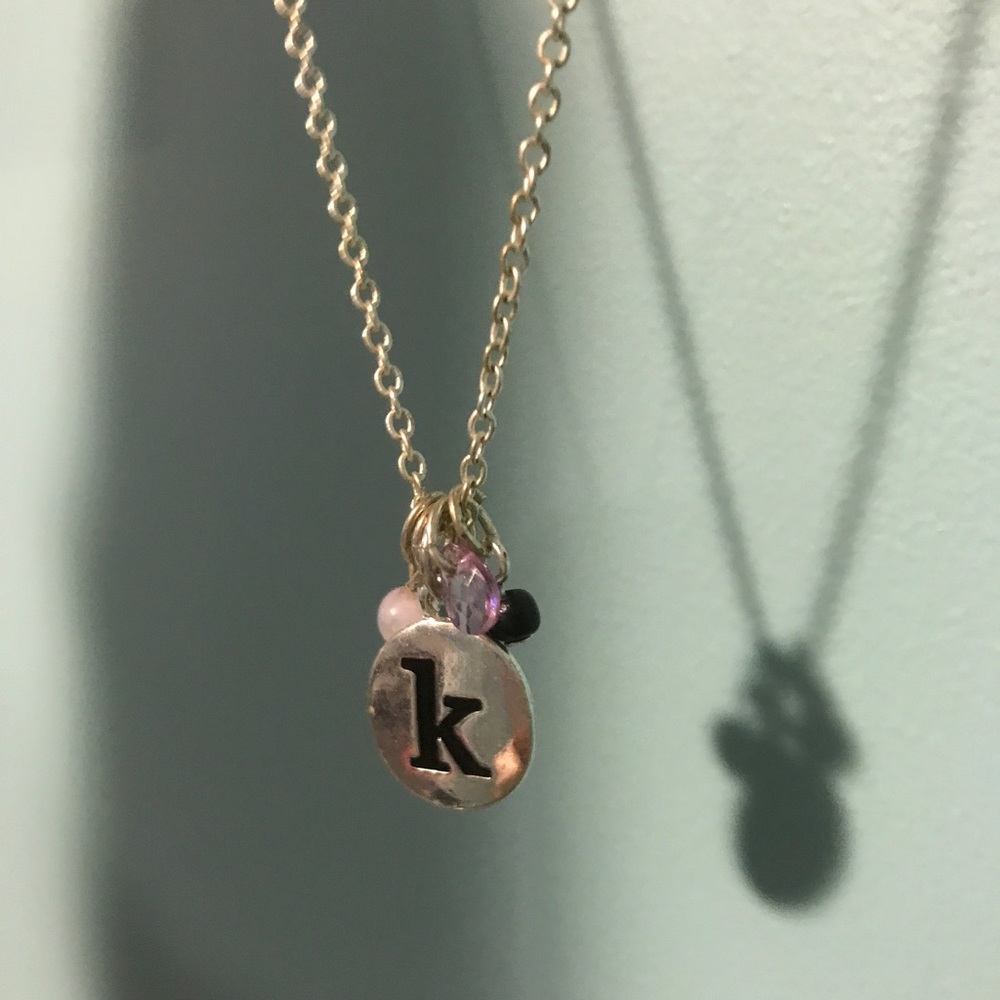 "K" necklace