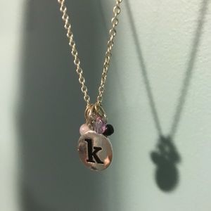 "K" necklace