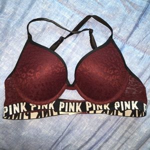 Maroon bra from Pink
